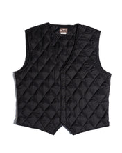 Load image into Gallery viewer, 90s Black quilted Nylon vest