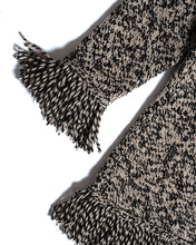 Load image into Gallery viewer, Yves Saint Laurent Fringed Salt and Pepper Cashmere Sweater