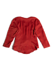 Load image into Gallery viewer, 1980s  Red Scalloped Edge Faust Blazer