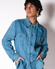 Load image into Gallery viewer, 1970s Heavy Soft Chambray Shirt