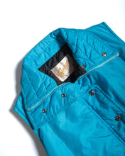 Load image into Gallery viewer, 70s Turquoise Nylon Ski Vest