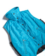 Load image into Gallery viewer, 70s Turquoise Nylon Ski Vest