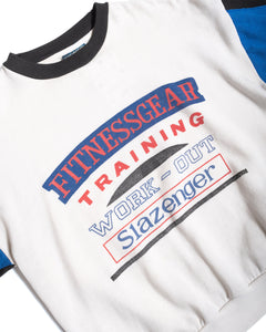 1980s Sporty  Slazenger Short Sleeve Sweatshirt