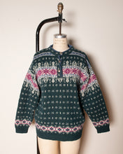 Load image into Gallery viewer, 90s Fair Isle L.L. Bean wool knit sweater
