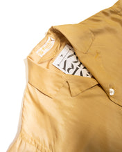 Load image into Gallery viewer, 1950s silk iridescent monogrammed lounge top