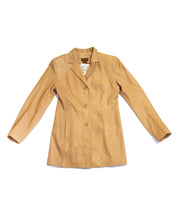 Load image into Gallery viewer, 90s Danier Tan Soft  Leather 3/4 Jacket