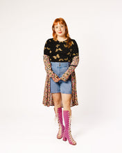 Load image into Gallery viewer, 90s High-Waisted Periwinkle Blue  90s Washed  Denim Shorts by Gitano