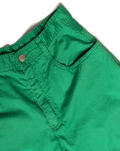 Load image into Gallery viewer, 1980s Kelly Green Esprit  Extra Long  Cotton Shorts