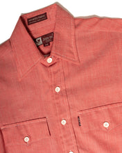 Load image into Gallery viewer, 1970s Red Chambray Western Shirt