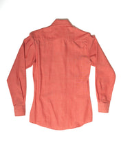 Load image into Gallery viewer, 1970s Red Chambray Western Shirt