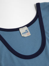Load image into Gallery viewer, 1970s Blue Adidas Tank Top
