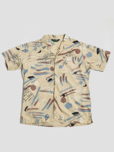 Load image into Gallery viewer, 1980s Script Camp Collar Shirt