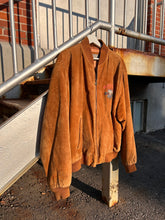 Load image into Gallery viewer, 1980's Naf Naf Brown Leather Bomber Jacket