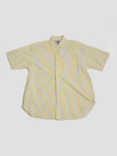 Load image into Gallery viewer, 1990s Pale Yellow Striped Shirt