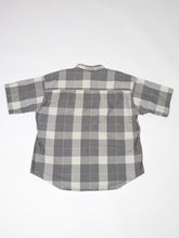 Load image into Gallery viewer, 1990's D1or Grey Plaid Short Sleeve Shirt