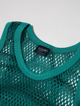 Load image into Gallery viewer, 1990's Teal Mesh Tank