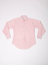 Load image into Gallery viewer, 1970's Pink Printed Perma Press Button Up Shirt