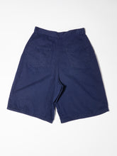 Load image into Gallery viewer, 1990’s High Waisted Navy Long Shorts