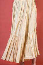 Load image into Gallery viewer, 1970s Long Gauze Prairie Pale Stripe Maxi Skirt