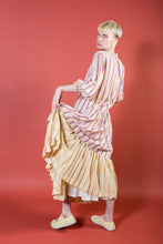 Load image into Gallery viewer, 1970s Long Gauze Prairie Pale Stripe Maxi Skirt