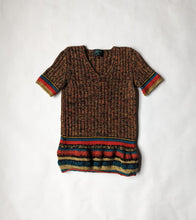 Load image into Gallery viewer, JPG 90s multi knit and crochet tee