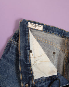 1970s Dark Blue Pierre Cardin Jeans w34