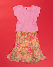 Load image into Gallery viewer, Y2k Chiffon Tulip Skirt with Jersey Lining