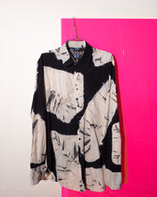 Load image into Gallery viewer, Kenzo Tie Dye Shibori Black and Cream Shirt