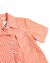 Load image into Gallery viewer, 1970s Sears Red Plaid Short Sleeve Button Up Shirt