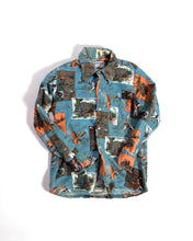 Load image into Gallery viewer, 1960s Cotton  Flannel with Novelty Wilderness Print
