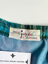 Load image into Gallery viewer, 1960s Green, Blue, and Yellow Plaid wool Shorts