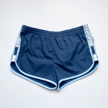 Load image into Gallery viewer, 1970s Navy Lined Sport Shorts