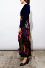 Load image into Gallery viewer, 70s Deluxe Velvet Patchwork Gown by Craig London