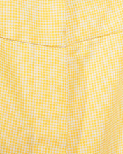 Load image into Gallery viewer, 1970s Yellow Gingham Pantsuit