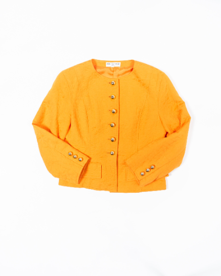 Women's Tangerine Orange Blazer