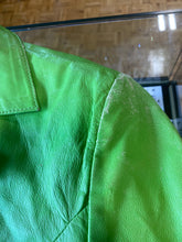 Load image into Gallery viewer, Unbelievable Lime Green Leather Pant Suit