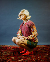 Load image into Gallery viewer, 1960s Green, Blue, and Yellow Plaid wool Shorts