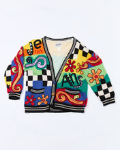 Load image into Gallery viewer, 1980's No! Jeans Multicolour Knit Cardigan