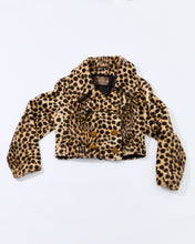 Load image into Gallery viewer, 1960's Cropped Faux Leopard Jacket