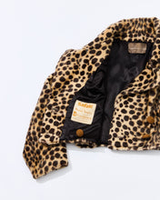 Load image into Gallery viewer, 1960's Cropped Faux Leopard Jacket