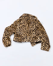 Load image into Gallery viewer, 1960's Cropped Faux Leopard Jacket