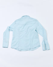 Load image into Gallery viewer, 1990's Robin's Egg Blue Western Top