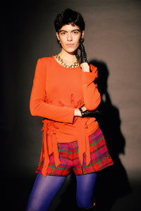 Nina Ricci Gold Tone Circle Necklace