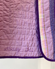 Load image into Gallery viewer, 70s Purple House quilted Vest