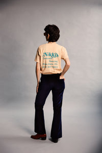 1970's Peach Graphic Single Stitch Tee