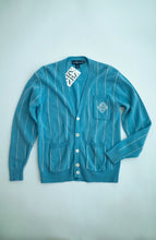 Load image into Gallery viewer, 1980's Ralph Lauren Blue Knit Cardigan