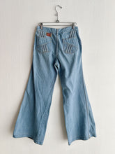 Load image into Gallery viewer, 1970's Light Wash High Waisted Bell Bottom Jeans
