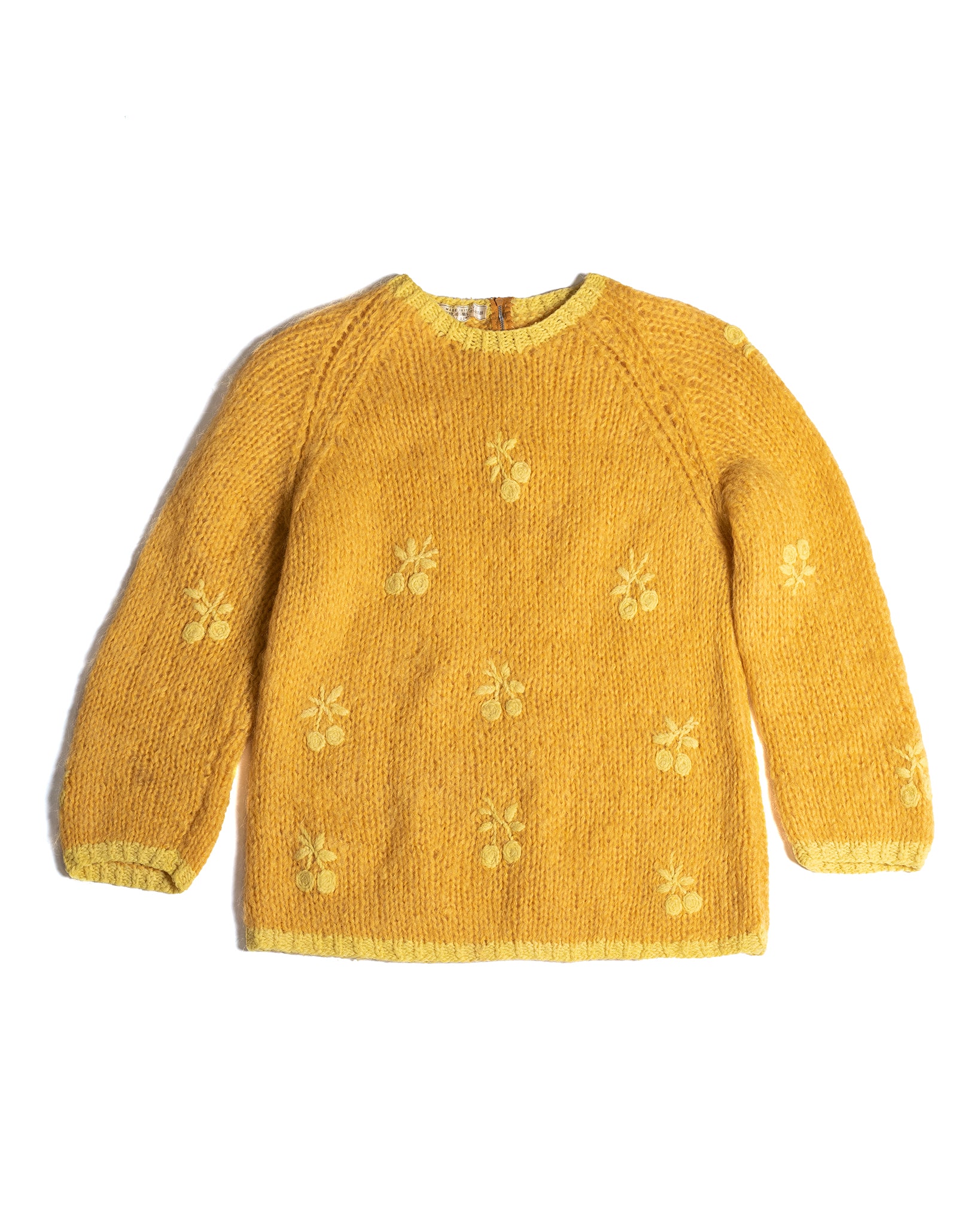 Yellow on sale mohair sweater