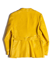 Load image into Gallery viewer, 1960/70s Bright Yellow Leather jacket