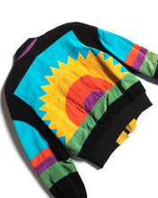 Load image into Gallery viewer, 80&#39;s Sunset Rainbow Suede Patchwork Bomber